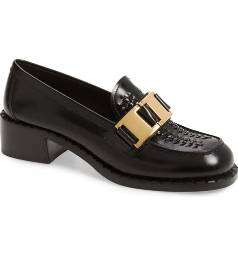 prada leather loafers woman|prada buckle loafer ladies.